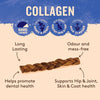 Wag Braided Collagen Stick Large Dog Chew Treat