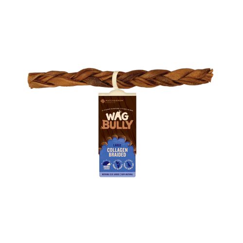 Wag Braided Collagen Stick Large Dog Chew Treat