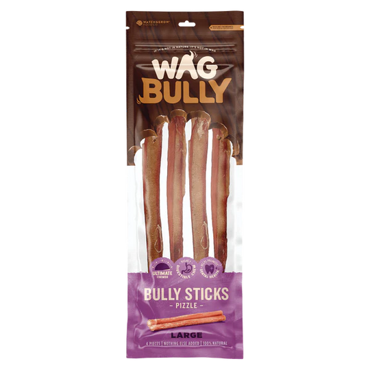 Wag Bully Stick Large 4 Pack