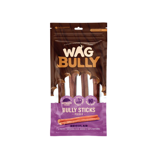Wag Bully Stick Regular 4 Pack