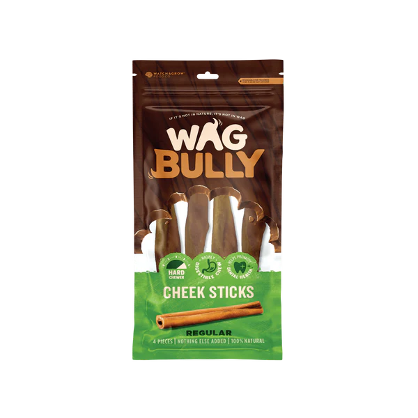 Wag Cheek Stick Regular 4 Pack-Habitat Pet Supplies