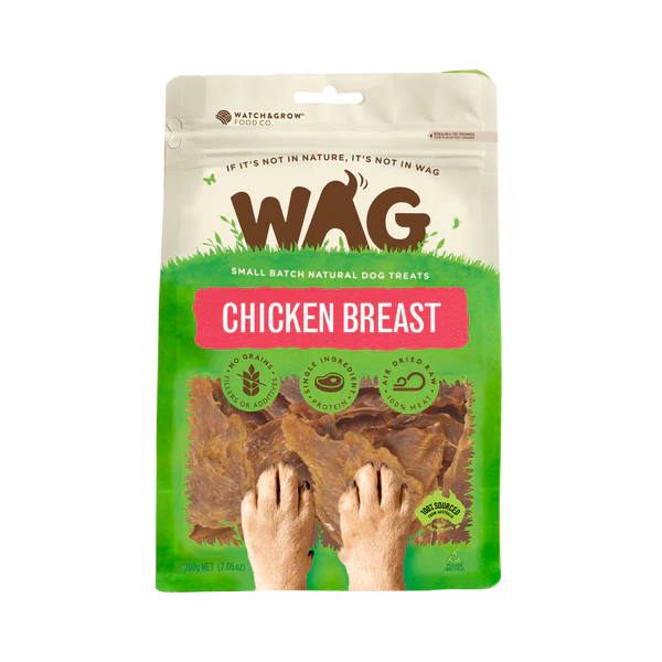 Wag Chicken Breast 200G-Habitat Pet Supplies