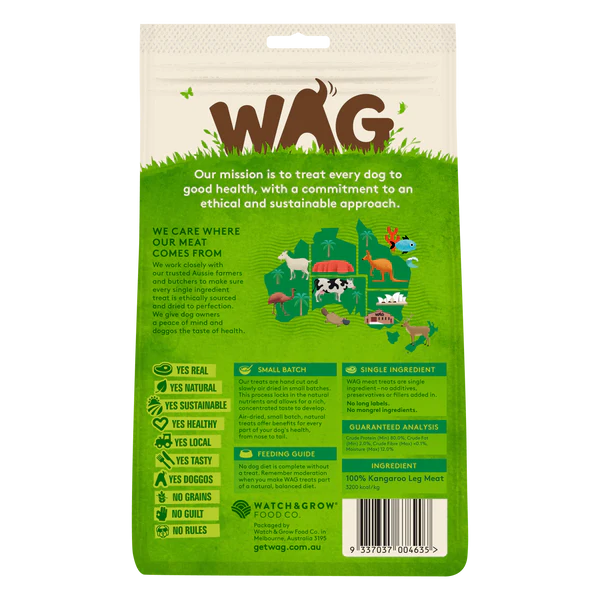 Wag Kangaroo Cubes 200g