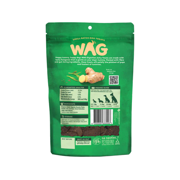 Wag Kangaroo Jerky Digestion 10 Pack