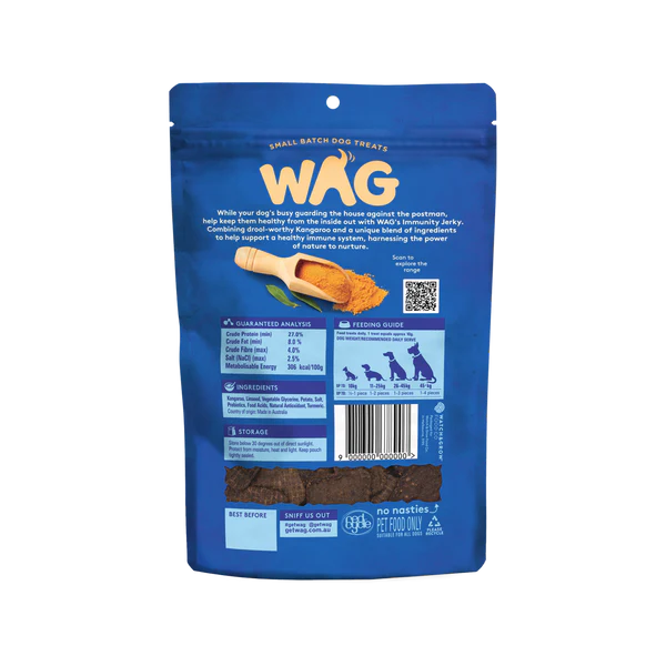 Wag Kangaroo Jerky Immunity 10 Pack