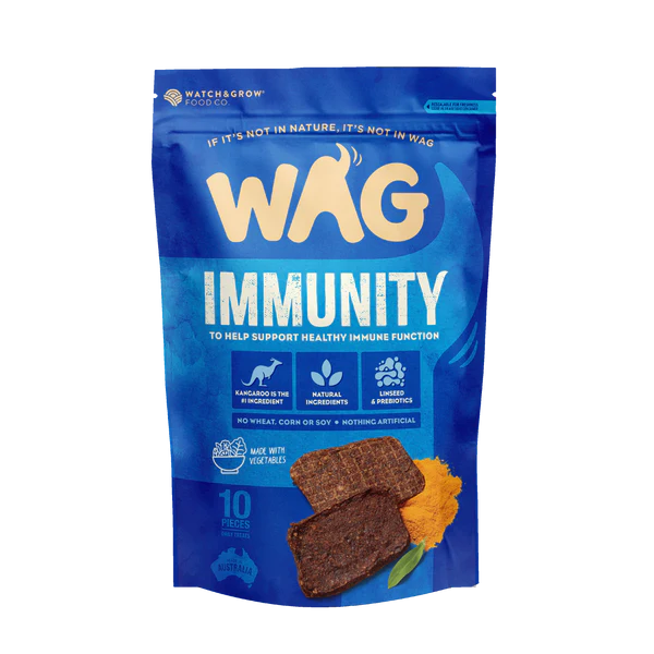 Wag Kangaroo Jerky Immunity 10 Pack-Habitat Pet Supplies
