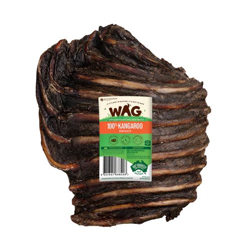 Wag Kangaroo Rib Rack Dog Chew Treat-Habitat Pet Supplies
