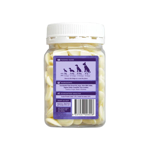 Wag Yoghurt Drops Vanilla Dog Treats 250g