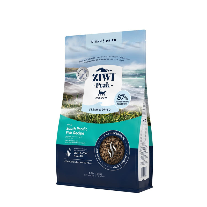 ZIWI Peak Steam and Dried Wild South Pacific Fish Cat Food 2.2kg