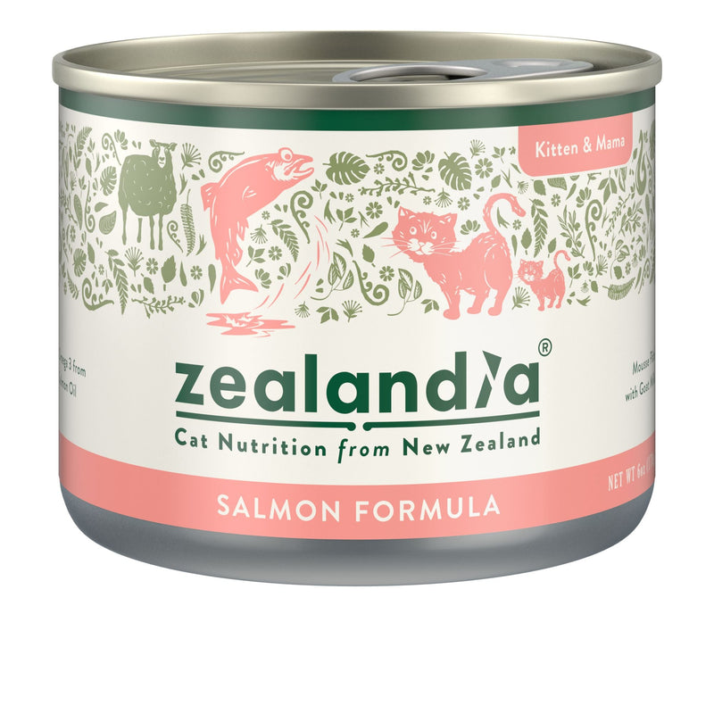 Zealandia Kitten and Mama Salmon Mousse Pate Wet Cat Food 170g x24-Habitat Pet Supplies