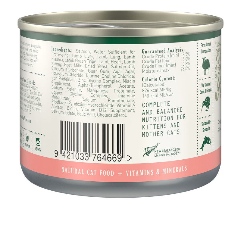 Zealandia Kitten and Mama Salmon Mousse Pate Wet Cat Food 170g x24