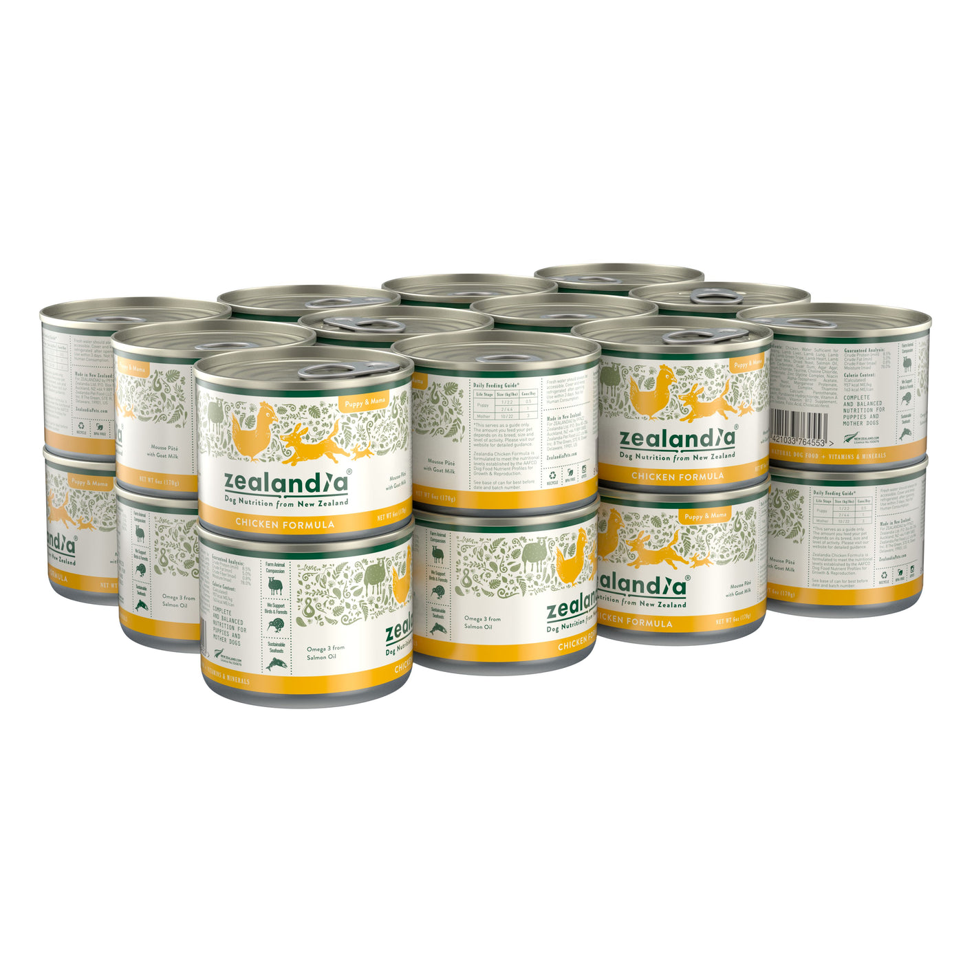Zealandia Puppy and Mama Chicken Mousse Pate Wet Food 170g x24