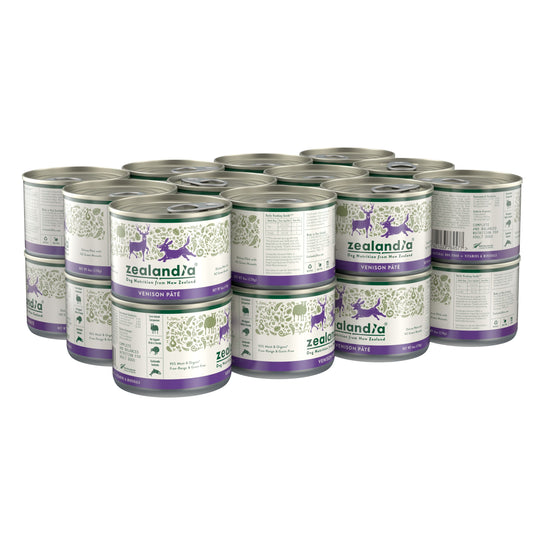 Zealandia Venison Pate Adult Dog Wet Food 170g x24