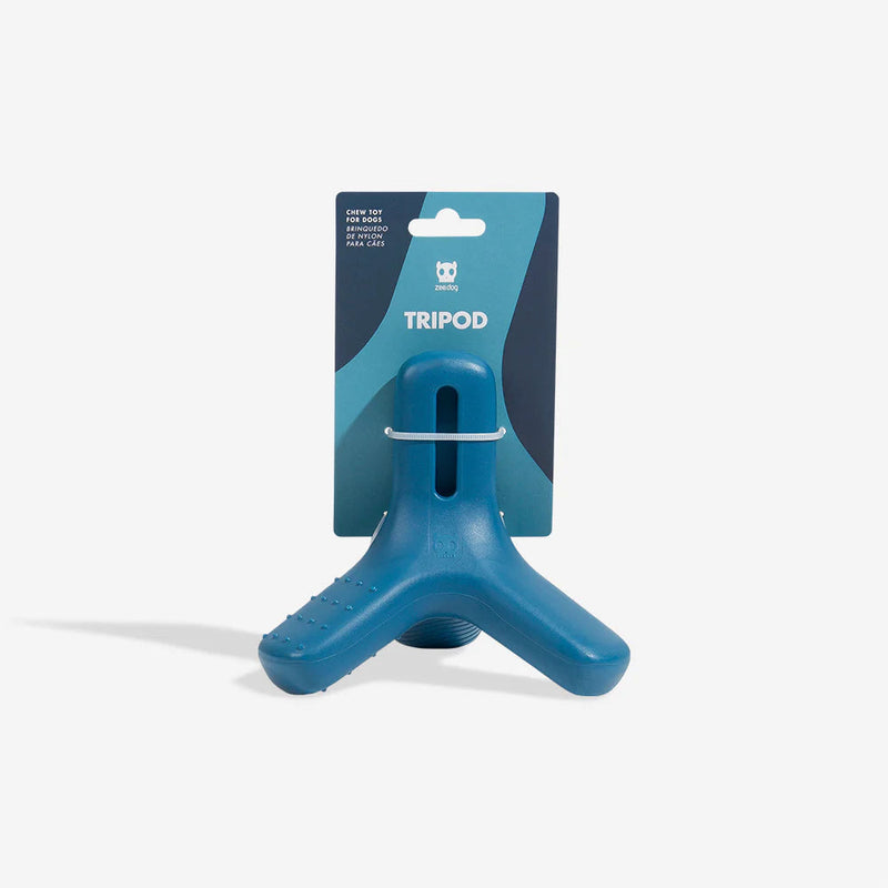 Zee.Dog Durable Nylon Tripod Dog Toy Large-Habitat Pet Supplies