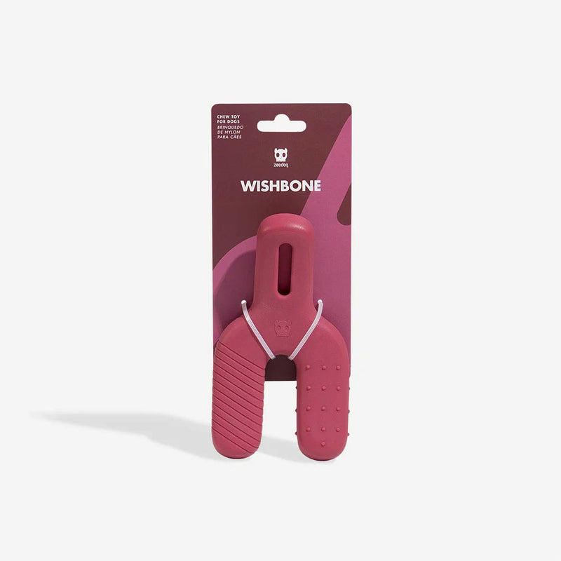 Zee.Dog Durable Nylon Wishbone Dog Toy Large-Habitat Pet Supplies