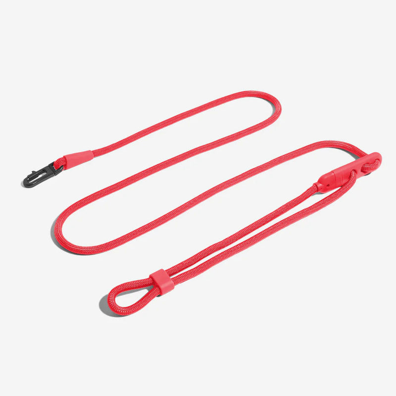 Zee.Dog Handsfree Rope Dog Lead Neon Coral-Habitat Pet Supplies