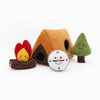 Zippy Paws Camping Tent Burrow Dog Toy***-Habitat Pet Supplies