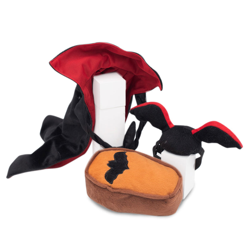 Zippy Paws Dracula Halloween Costume Kit for Dogs 3 Pieces-Habitat Pet Supplies