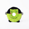Zippy Paws Halloween Donutz Buddies Frankensteins Monster Donut Dog Toy***-Habitat Pet Supplies