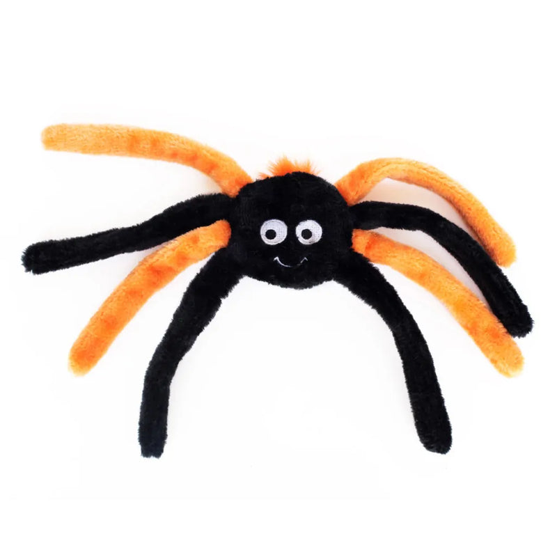 Zippy Paws Halloween Orange Spiderz Small Dog Toy -^-Habitat Pet Supplies