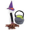 Zippy Paws Witch Halloween Costume Kit for Dogs 3 Pieces-Habitat Pet Supplies