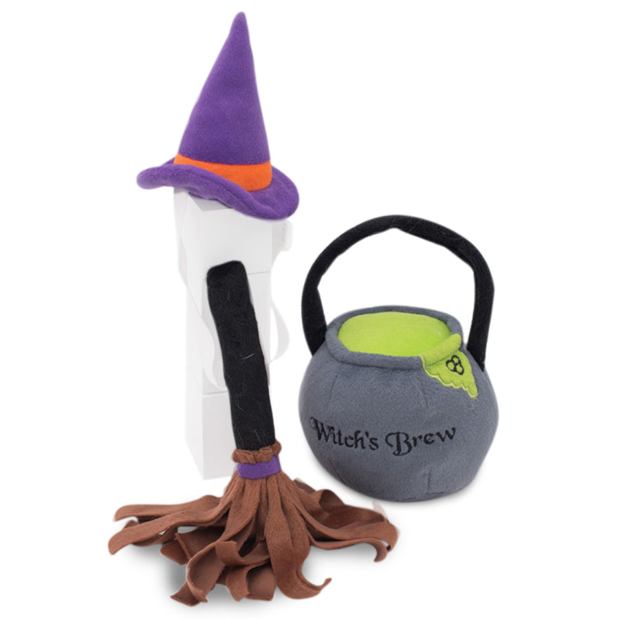 Zippy Paws Witch Halloween Costume Kit for Dogs 3 Pieces ***-Habitat Pet Supplies