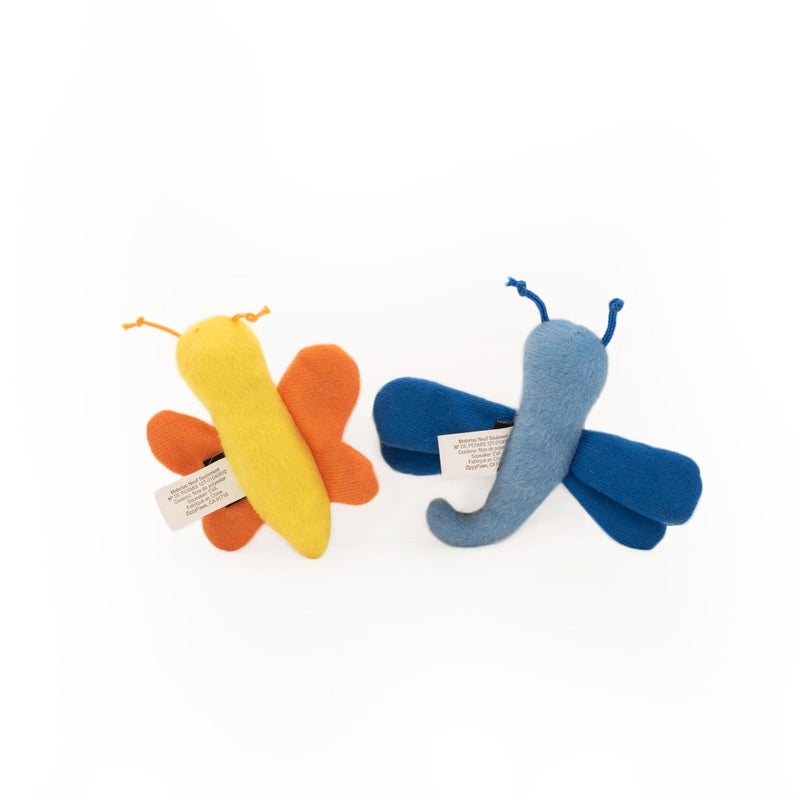Zippy Paws Zippy Claws Catnip Butterfly and Dragonfly Cat Toy 2 Pack***