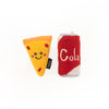Zippy Paws Zippy Claws NomNomz Pizza and Cola Cat Toy 2 Pack***