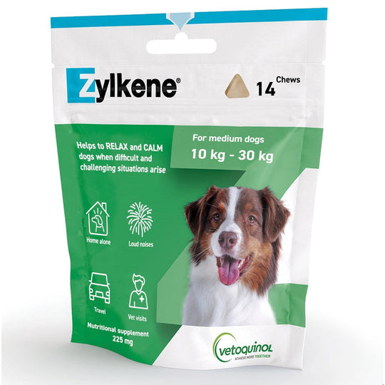 Zylkene Calming Chews for Medium Dogs 225mg 14 Pack