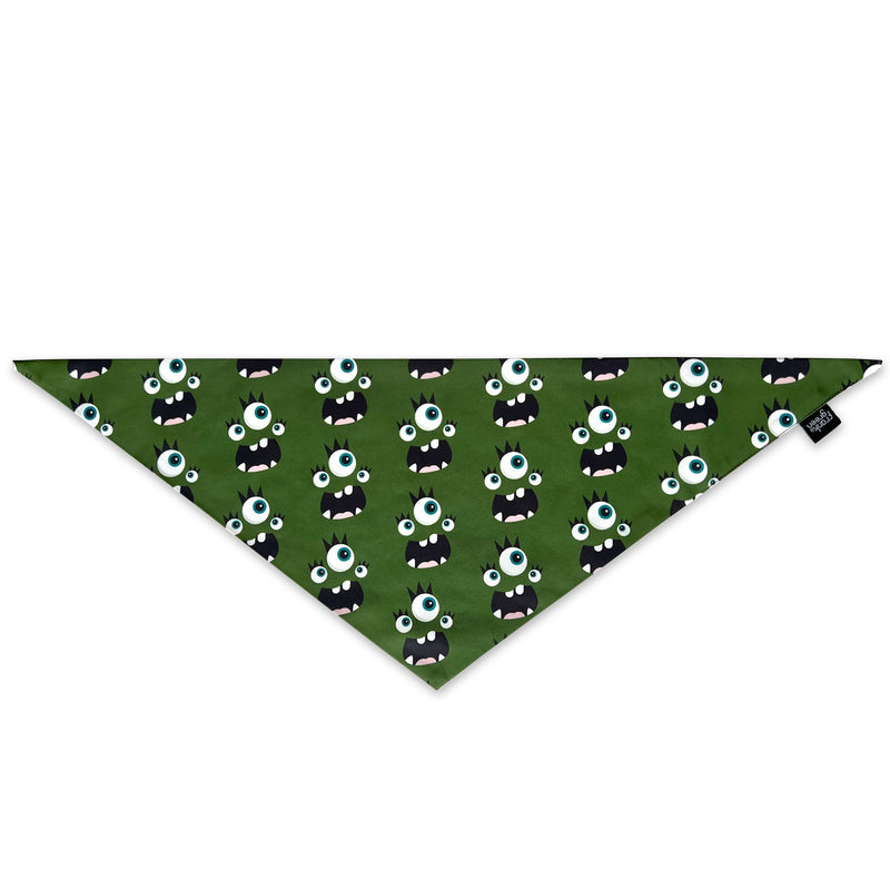 frank green Khaki Pet Bandana Large-Habitat Pet Supplies