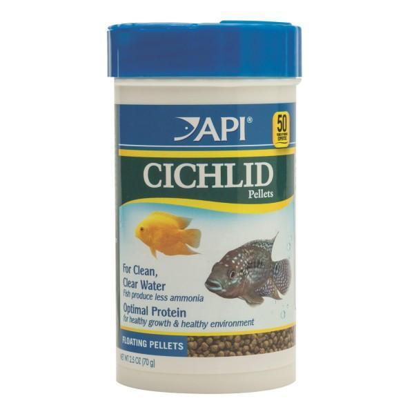 API Cichlid Pellets Medium 70g-Habitat Pet Supplies