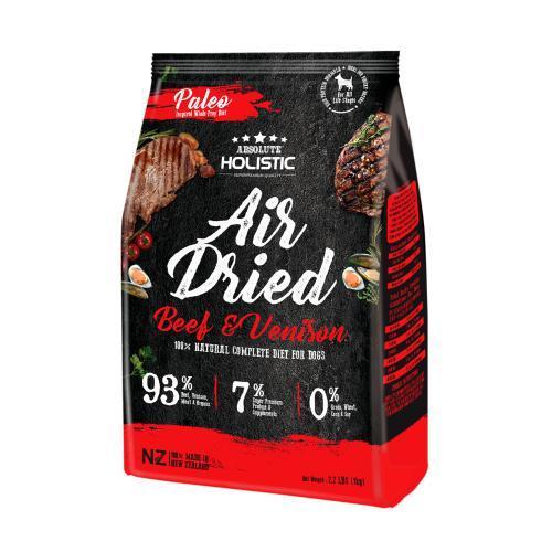 Absolute Holistic Air Dried Dog Food Beef and Venison 1kg