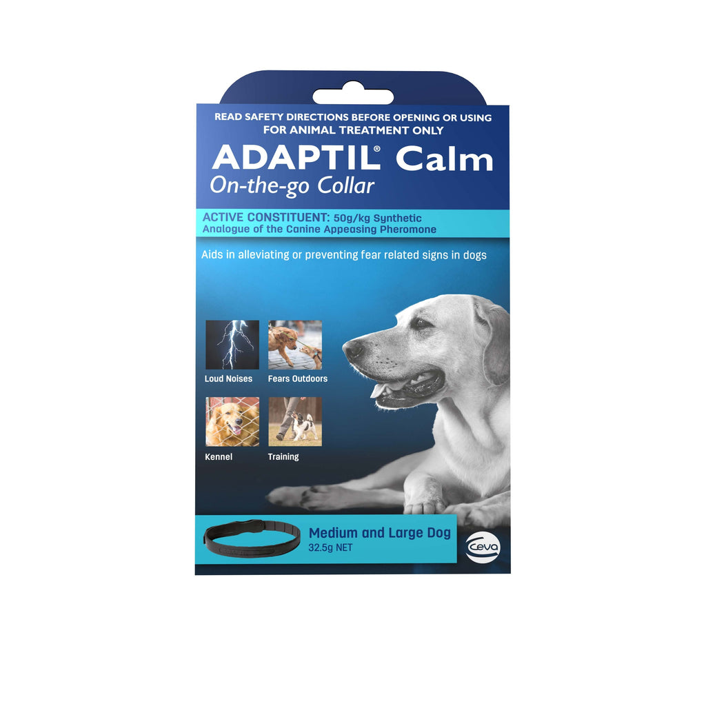 Adaptil Calm On the Go Pheromone Collar for Medium and Large Dogs-Habitat Pet Supplies