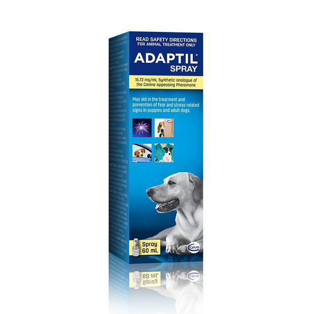 Adaptil Pheromone Spray for Dogs 60ml-Habitat Pet Supplies