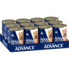 Advance Chicken and Rice Sensitive Skin and Digestion Adult Dog Wet Food 410g x 12-Habitat Pet Supplies