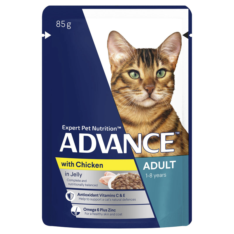 Advance Chicken in Jelly Adult Cat Wet Food 85g x 12