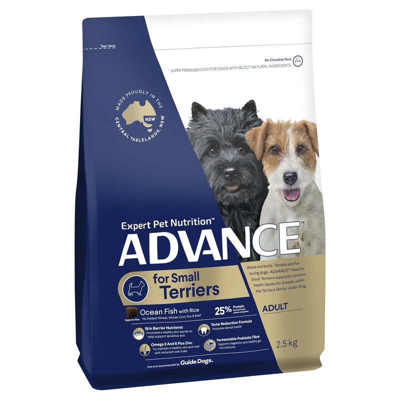 Advance Ocean Fish Small Terriers Adult Dog Dry Food 2.5kg-Habitat Pet Supplies