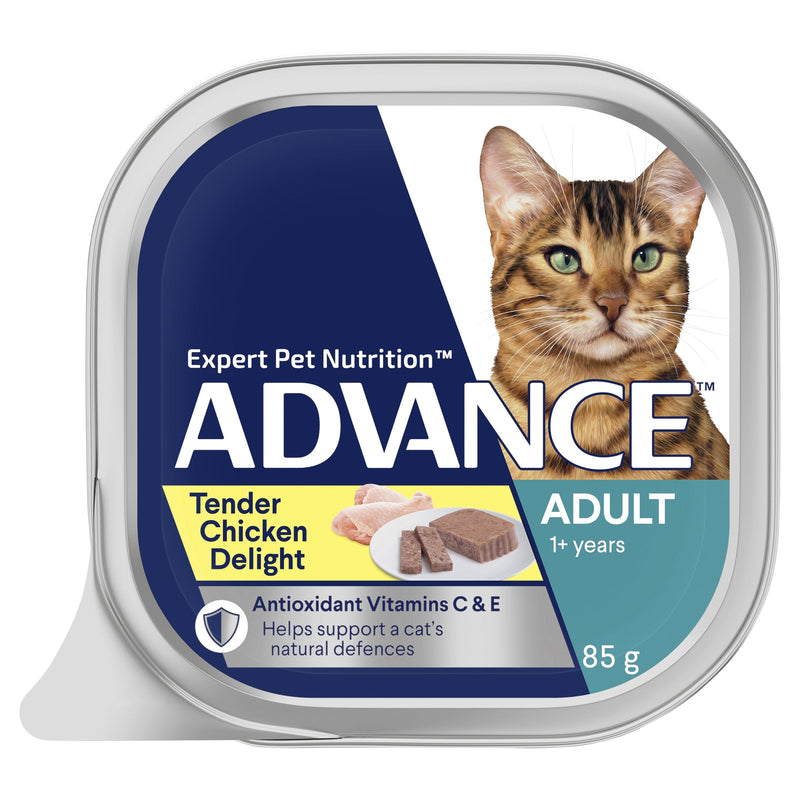 Advance Tender Chicken Delight Adult Cat Wet Food 85g x 7^^^
