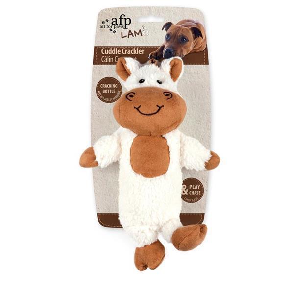 All for Paws Cuddle Cracklers Horse Dog Toy***-Habitat Pet Supplies