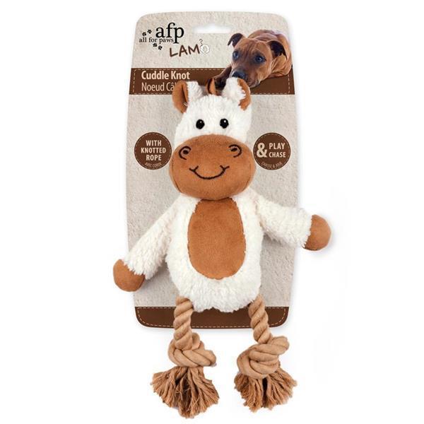 All for Paws Cuddle Dental Horse Dog Toy-Habitat Pet Supplies