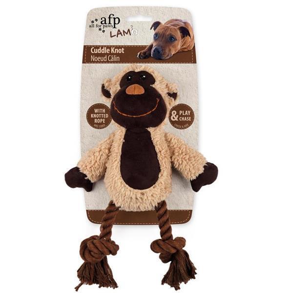 All for Paws Cuddle Dental Monkey Dog Toy-Habitat Pet Supplies