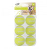 All for Paws Interactives Fetch Refill Balls 6 Pack Extra Bouncy Dog Toy-Habitat Pet Supplies