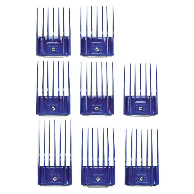Andis Large Comb Attachment Set 8 Piece-Habitat Pet Supplies