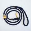Animals in Charge All Weather Rope Dog Lead Royal Navy and Brass***