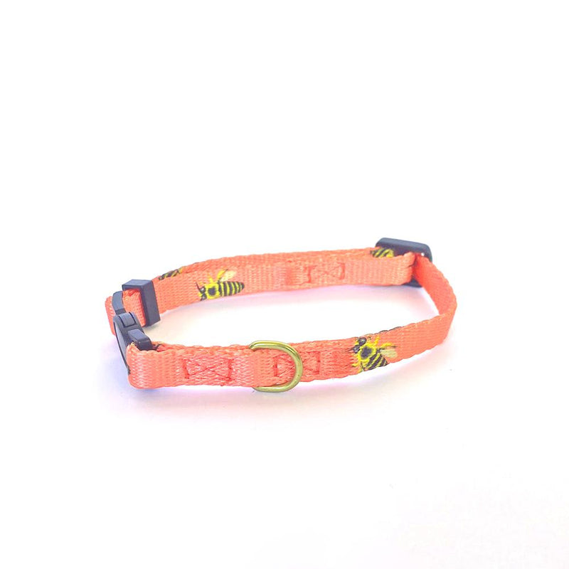 Anipal Bertie the Bee Recycled Cat Collar Extra Small-Habitat Pet Supplies