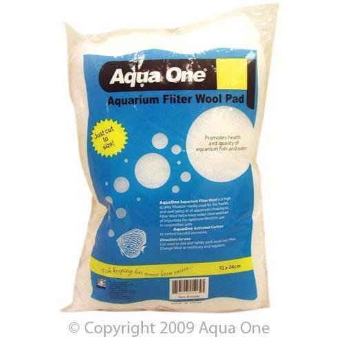 Aqua One Aquarium Filter Wool Pad 70 x 24cm-Habitat Pet Supplies