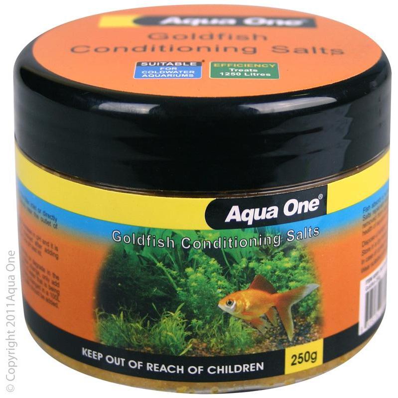 Aqua One Goldfish Conditioning Salt 250g-Habitat Pet Supplies
