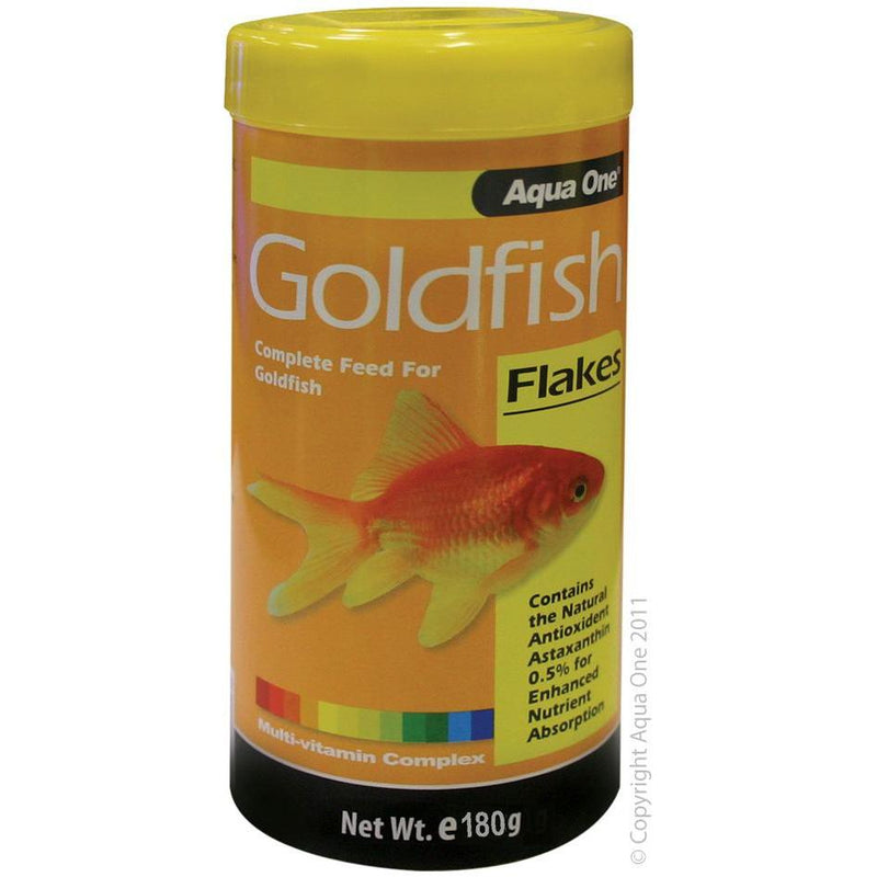 Aqua One Goldfish Flakes 180g-Habitat Pet Supplies