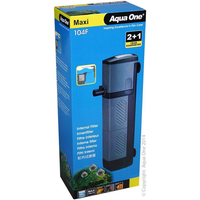 Aqua One Maxi 104F Internal Filter-Habitat Pet Supplies