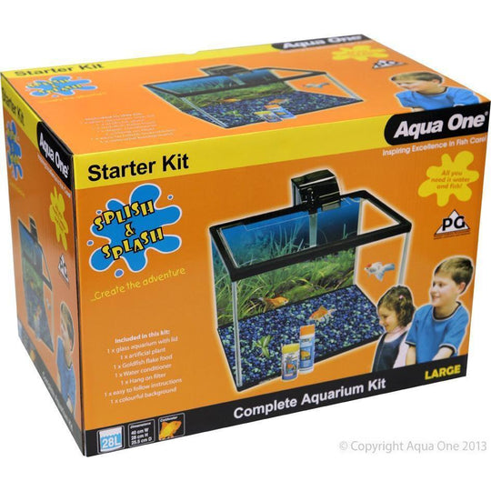 Aqua One Splish and Splash Aquarium Starter Kit Large 28L